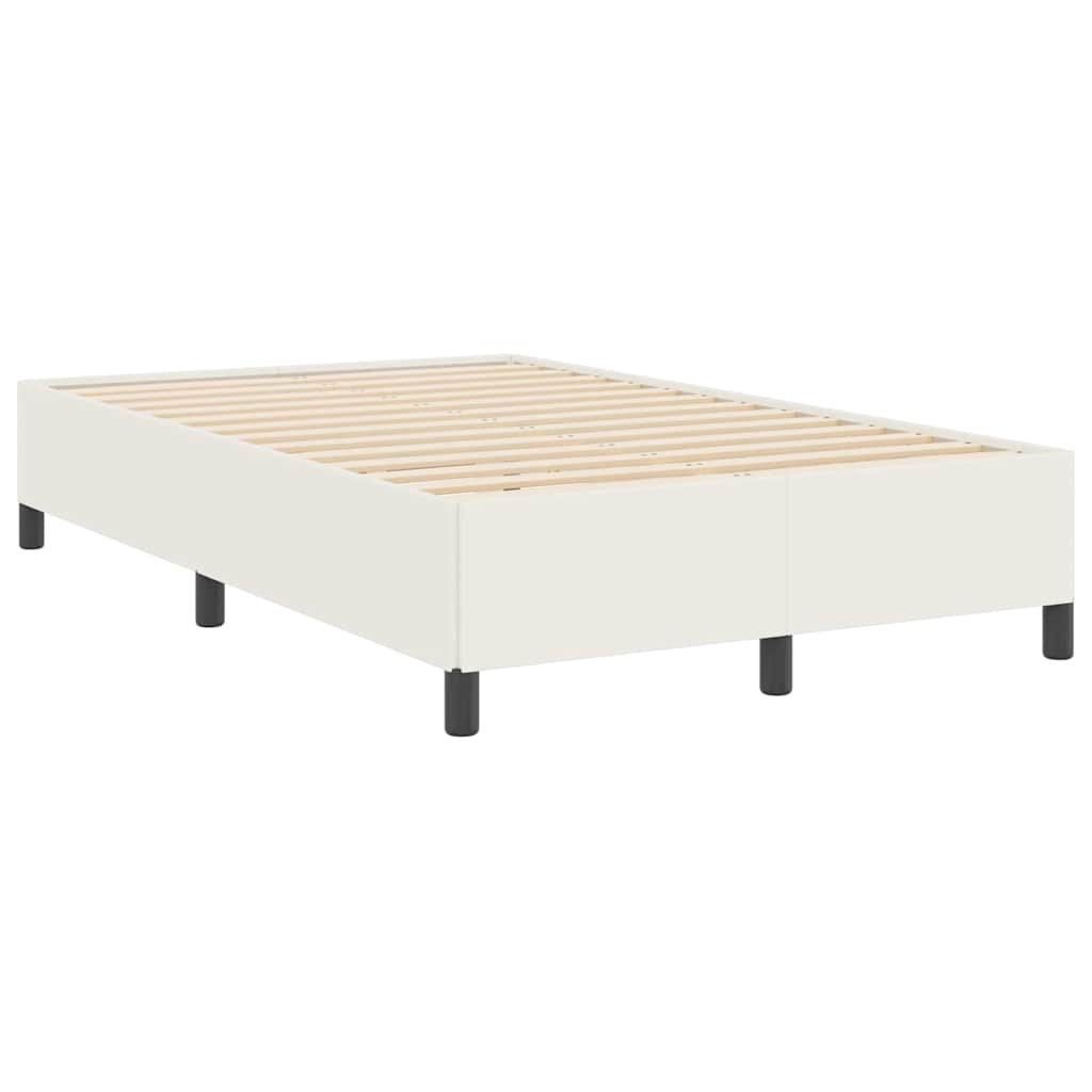 Box spring seng Cremefarvet 120 x 190 cm Velourstof