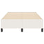 Box spring seng Cremefarvet 120 x 190 cm Velourstof