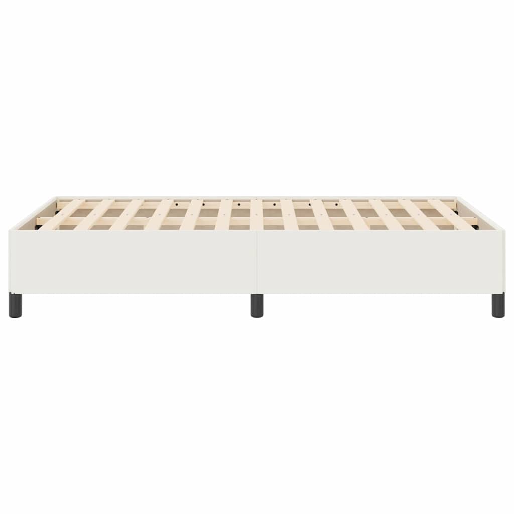 Box spring seng Cremefarvet 120 x 190 cm Velourstof