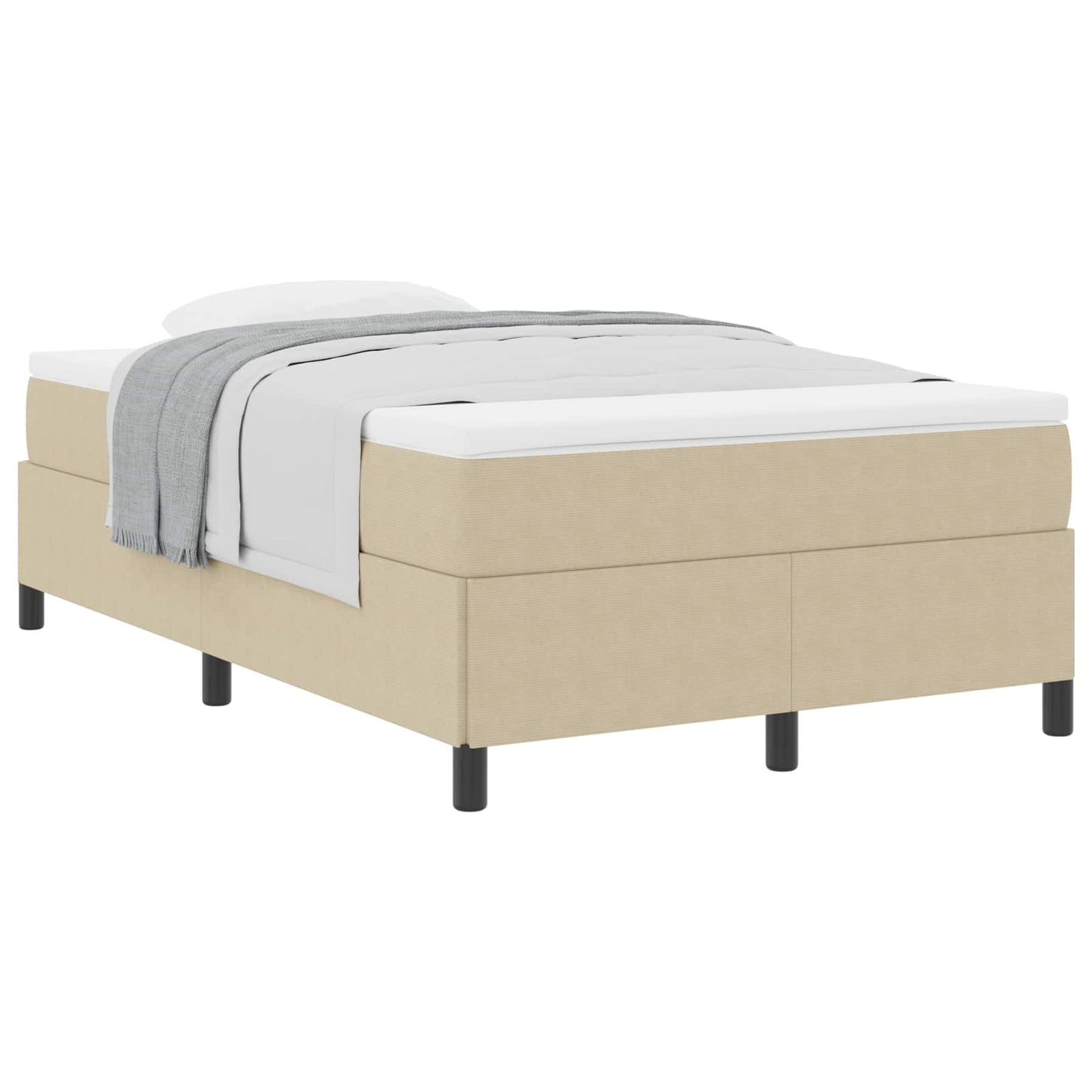Box spring seng Grågrøn 120 x 190 cm Velourstof