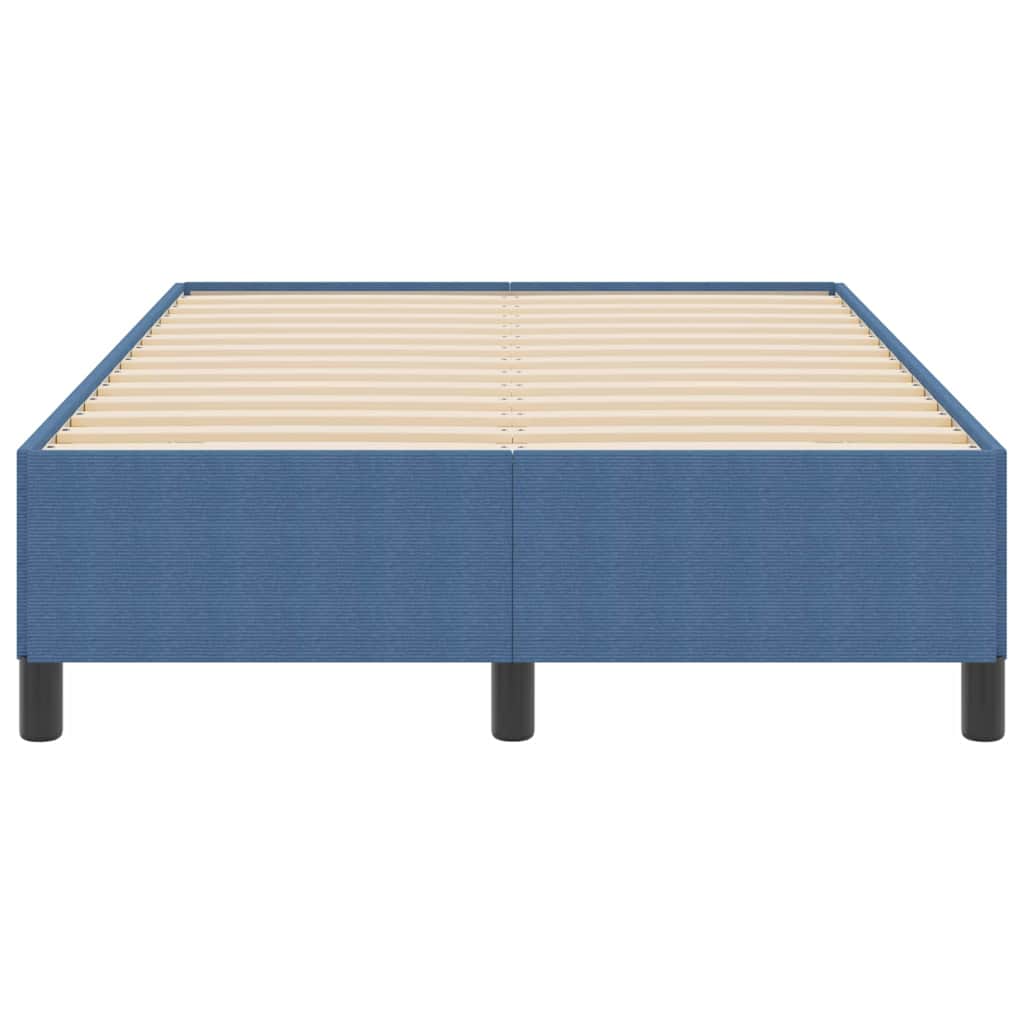 Box spring seng Blå 120 x 200 cm Velourstof