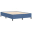Box spring seng Blå 140 x 190 cm Velourstof