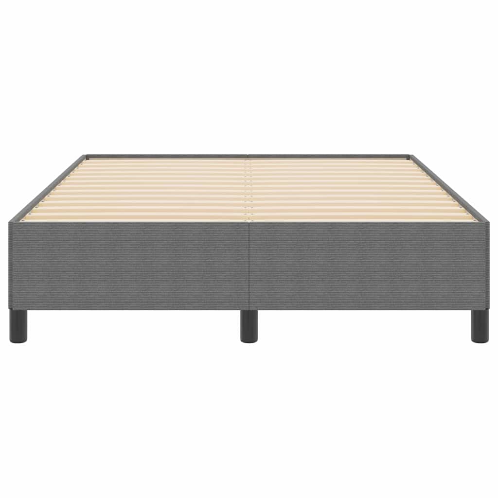 Box spring seng Lysegrå 140 x 200 cm Velourstof