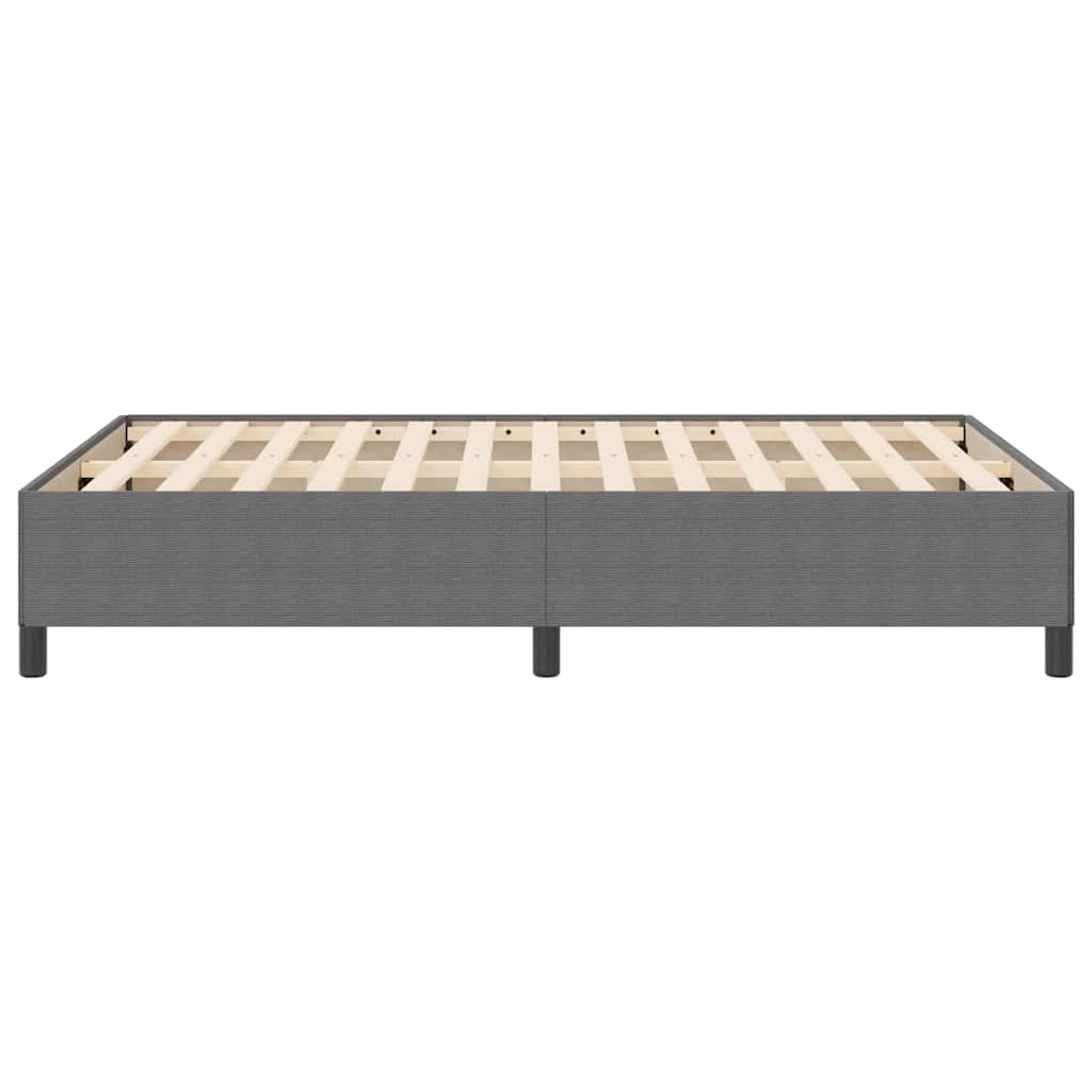 Box spring seng Lysegrå 140 x 200 cm Velourstof