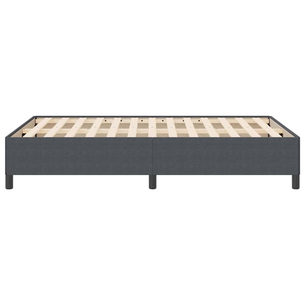 Box spring seng Mørkegrå 140 x 200 cm Velourstof