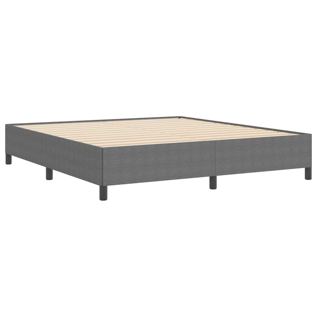 Box spring seng Lysegrå 180 x 200 cm Velourstof