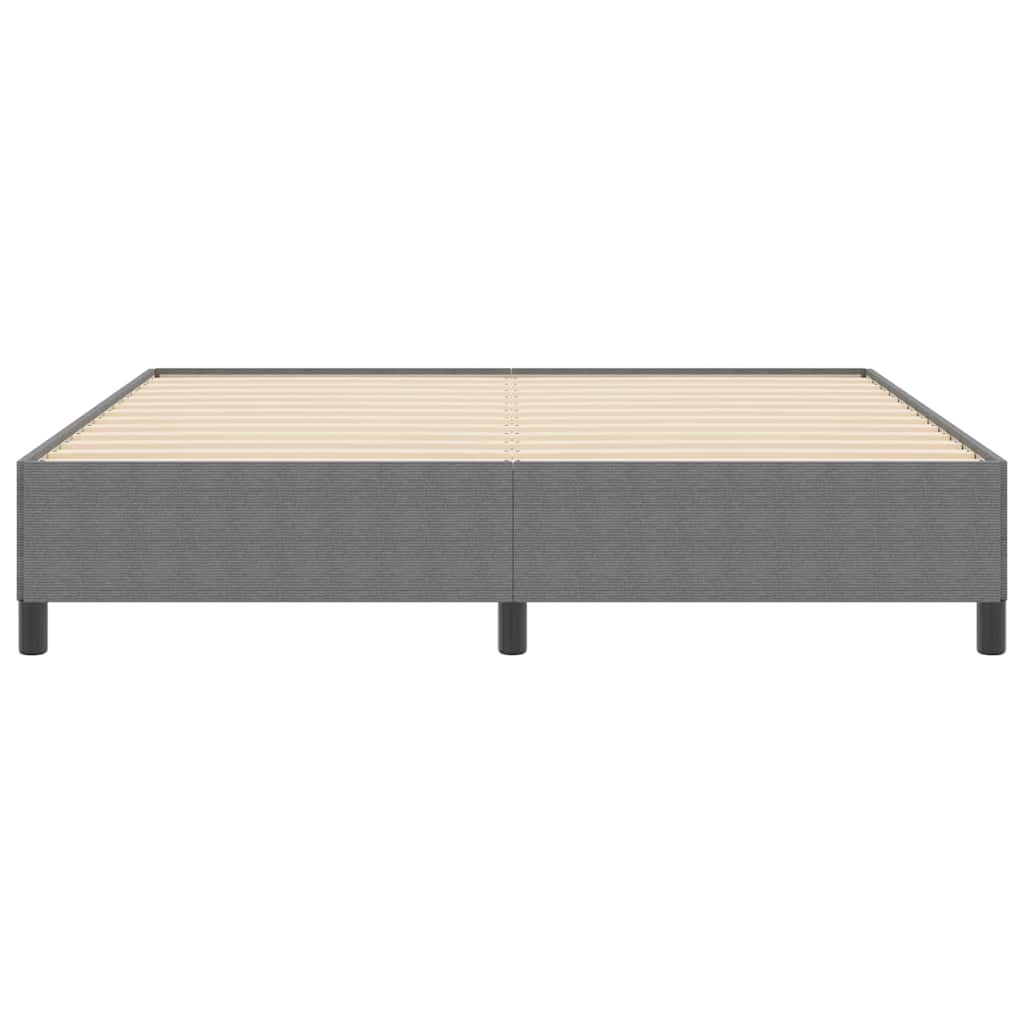 Box spring seng Lysegrå 180 x 200 cm Velourstof