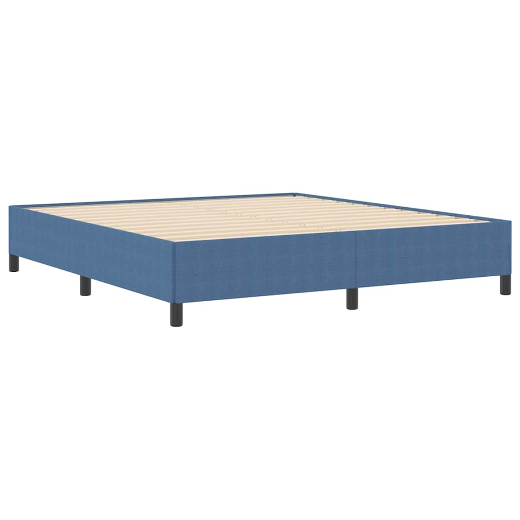 Box spring seng Blå 180 x 200 cm Velourstof