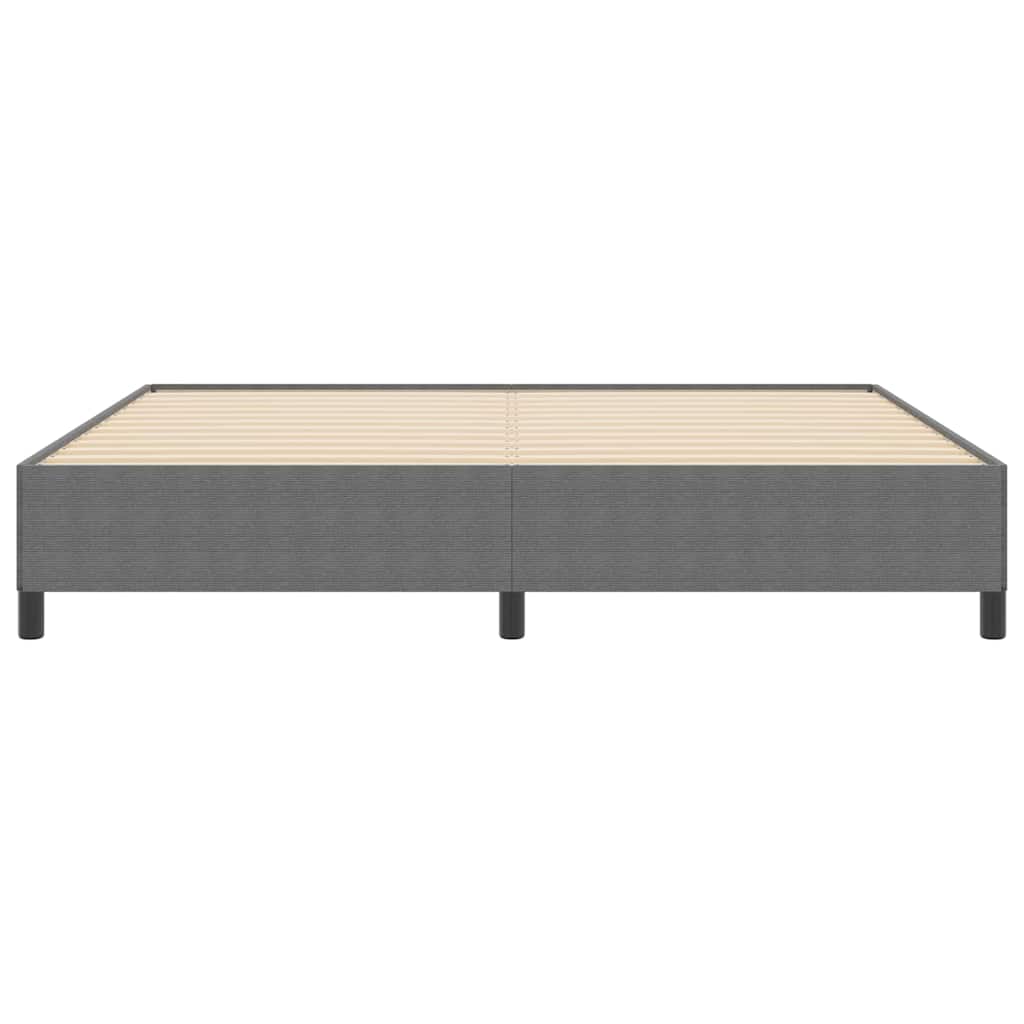 Box spring seng Lysegrå 200 x 200 cm Velourstof