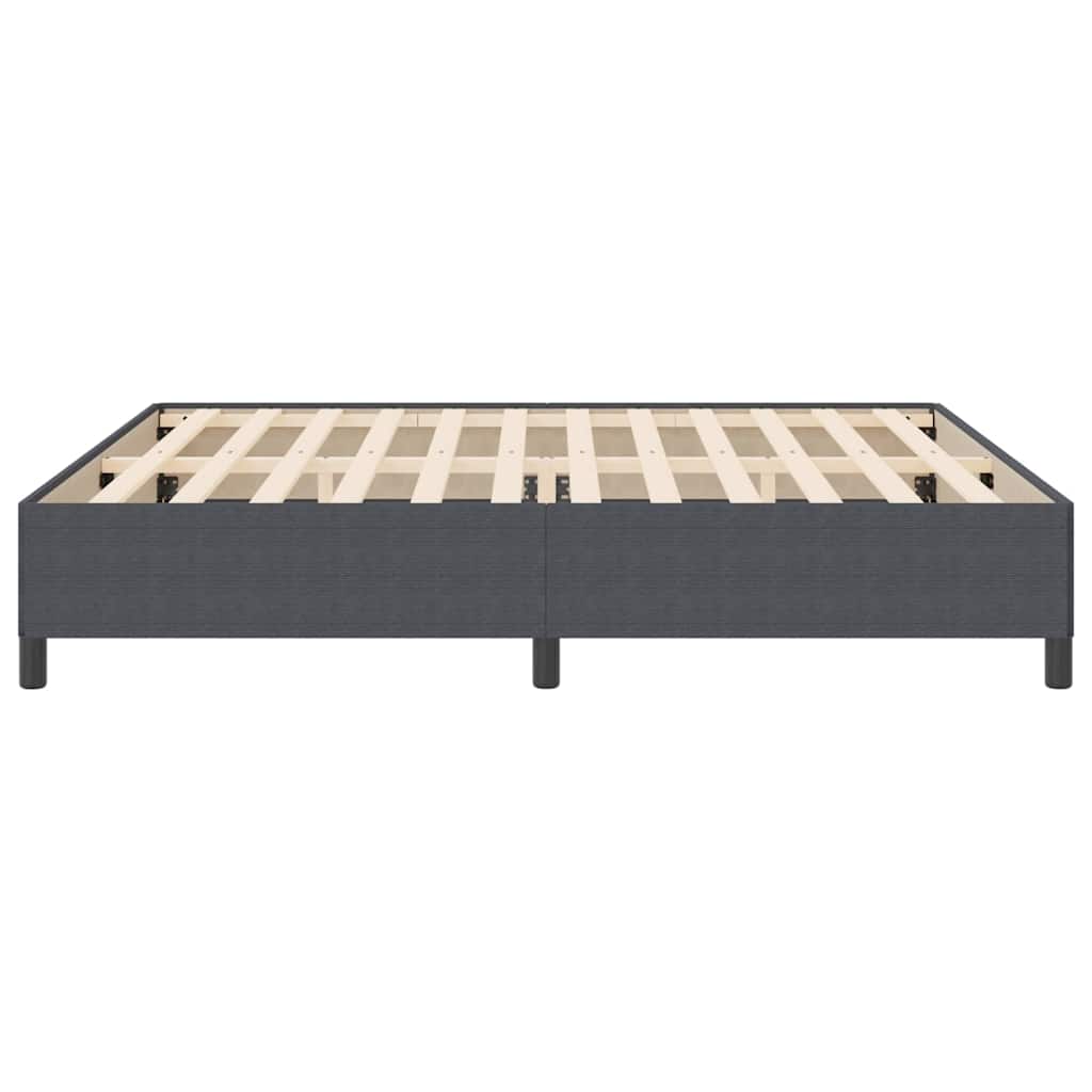 Box spring seng Mørkegrå 200 x 200 cm Velourstof