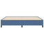 Box spring seng Blå 200 x 200 cm Velourstof