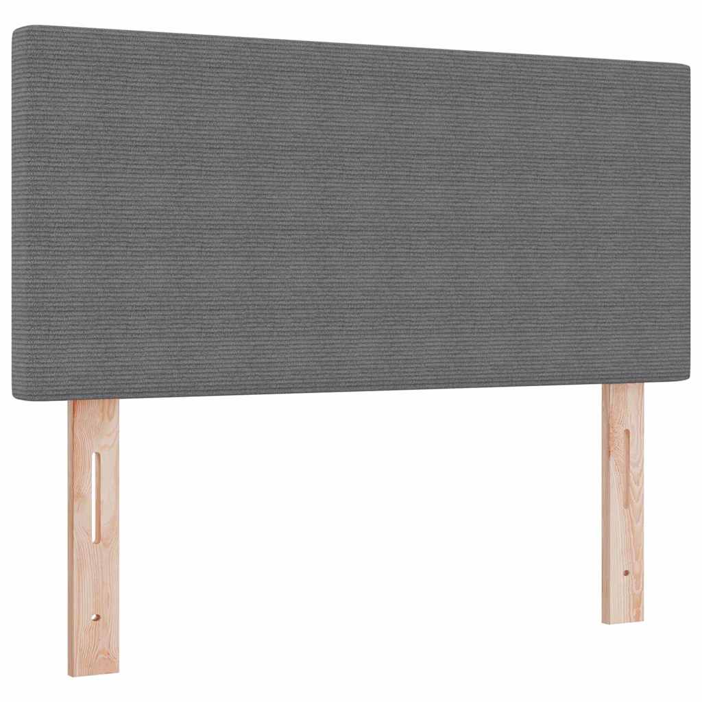 Hovedgærde Lysegrå 80 cm Velourstof