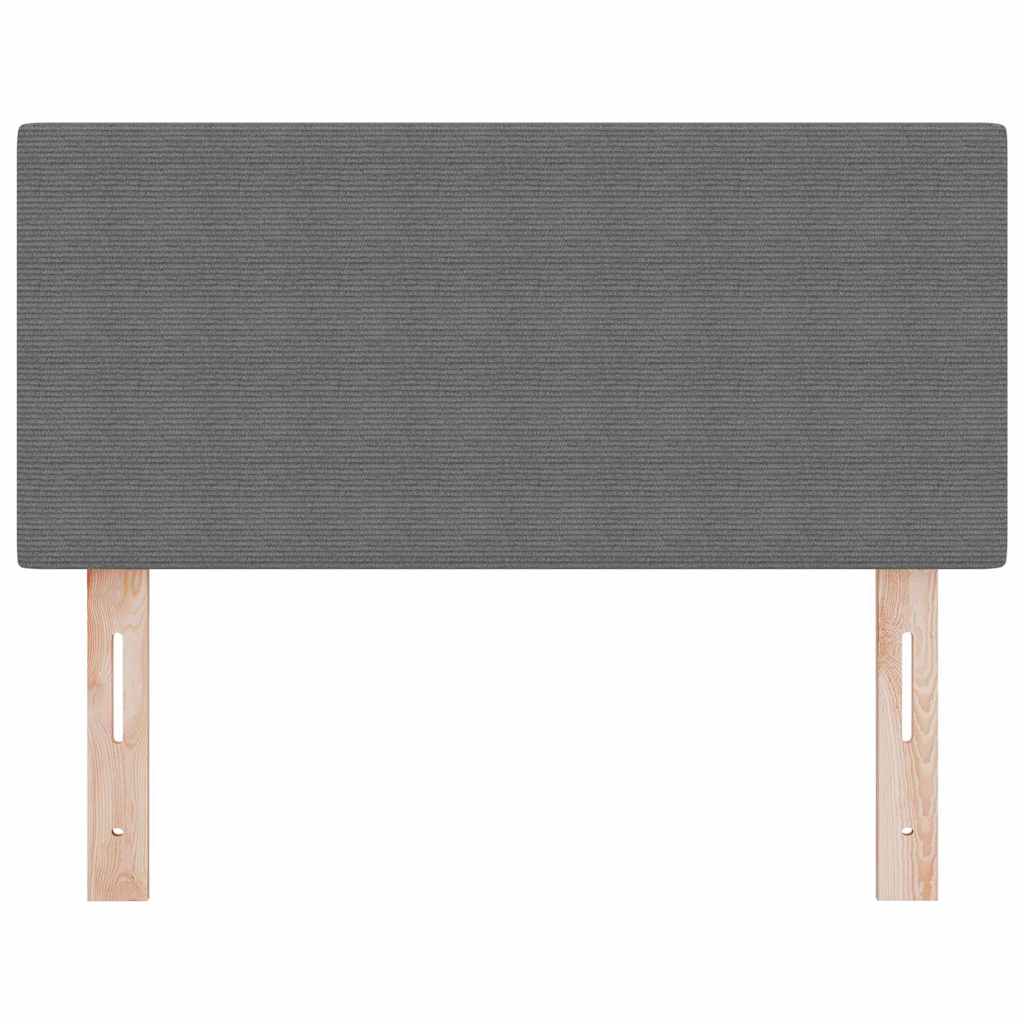 Hovedgærde Lysegrå 80 cm Velourstof