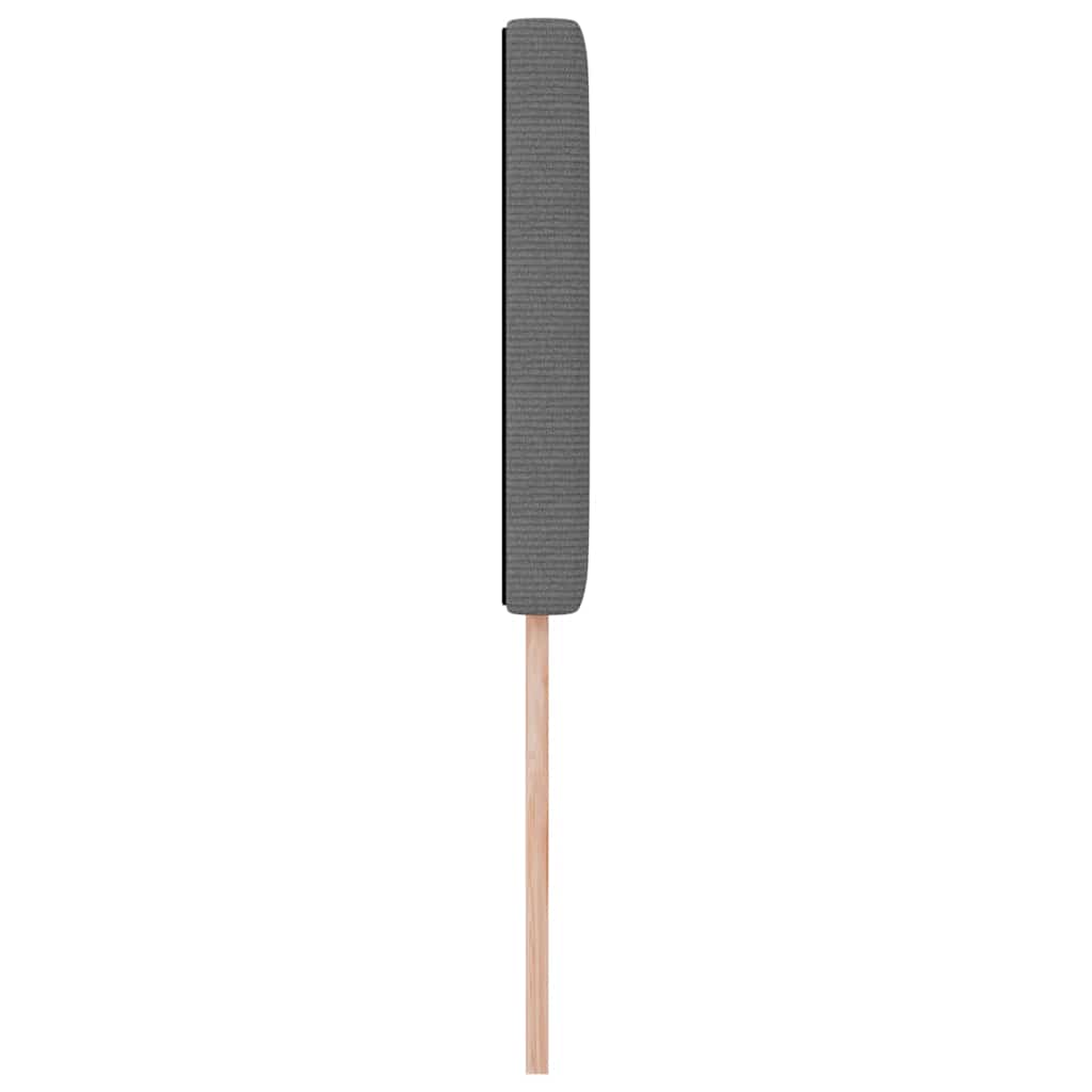 Hovedgærde Lysegrå 80 cm Velourstof