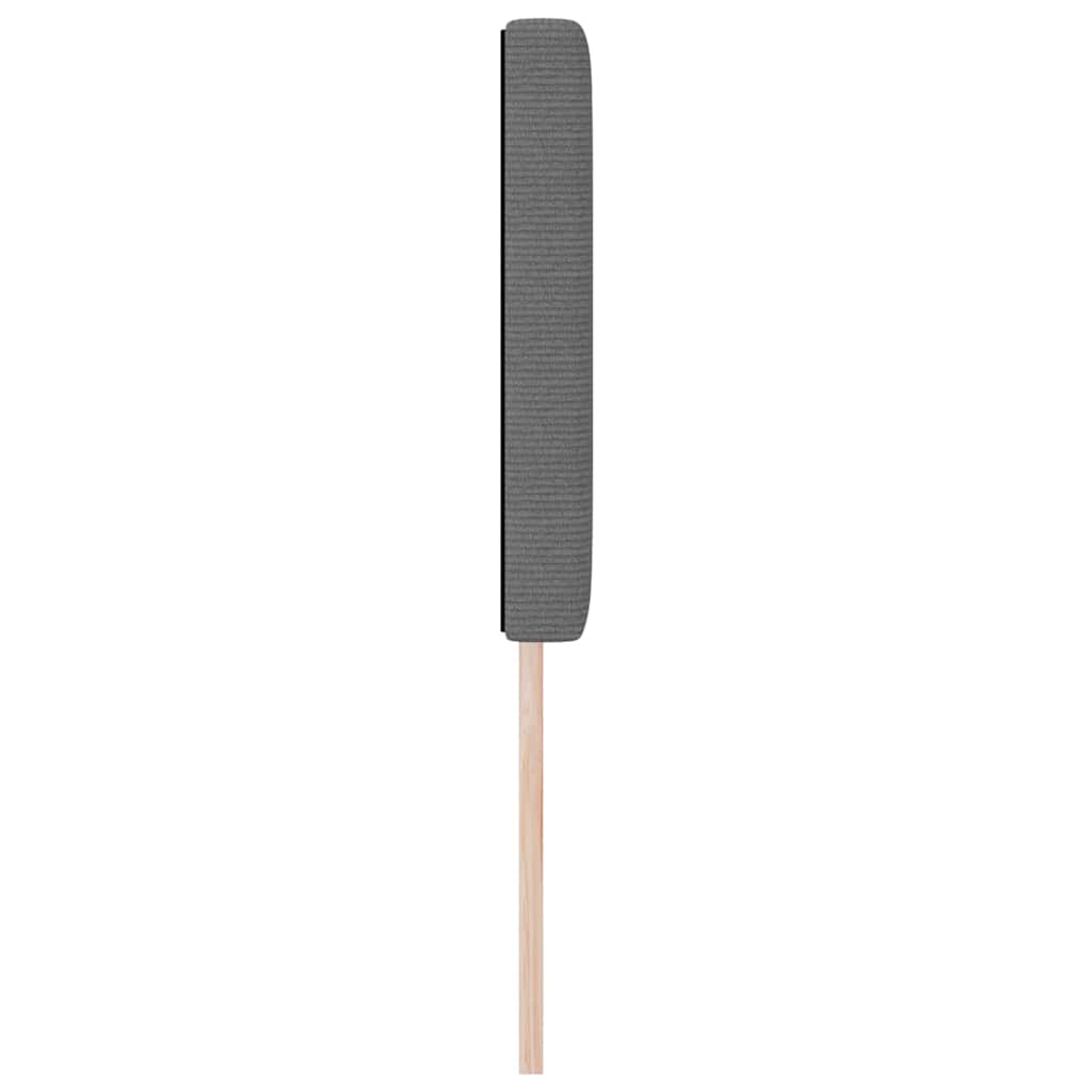 Hovedgærde Lysegrå 180 cm Velourstof
