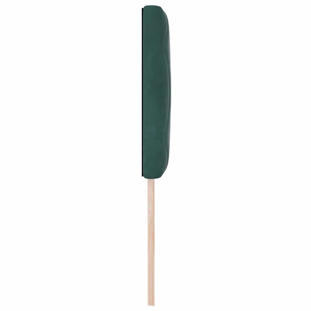 Hovedgærde Mørkegrøn 80 cm Fløjl