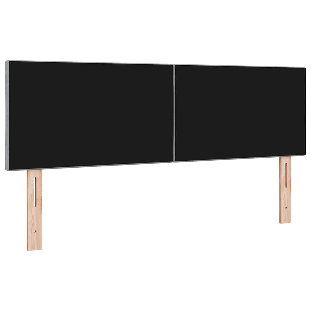 Hovedgærde Lysegrå 144 cm Stof