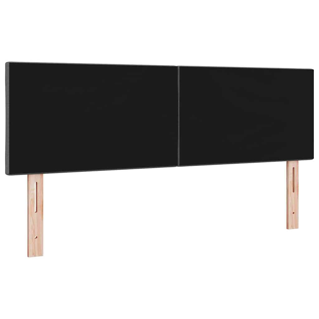 Hovedgærde Mørkegrå 144 cm Stof