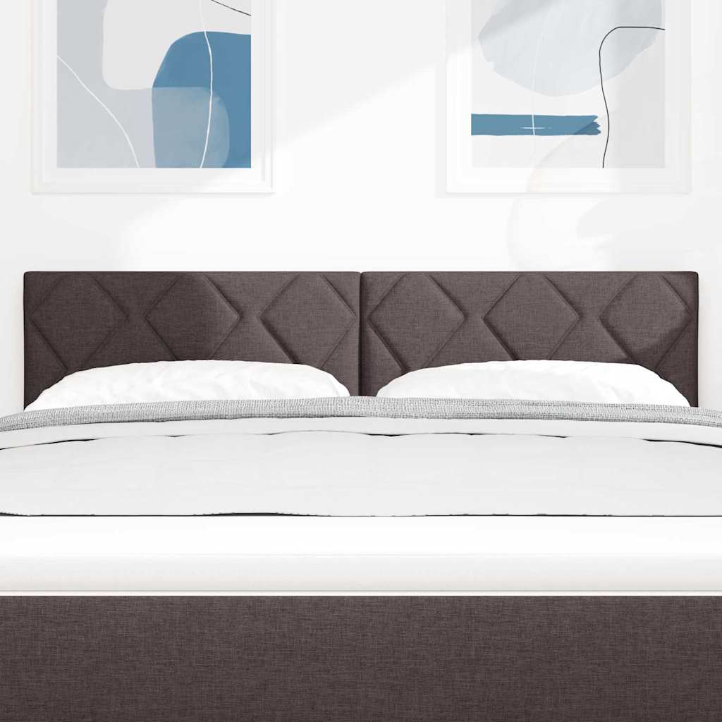 Hovedgærde Mørk Brun 160 cm Stof