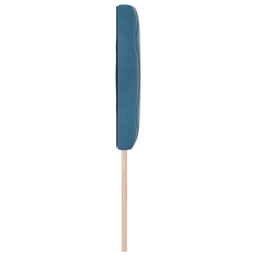 Hovedgærde Mørk blå 160 cm Fløjl