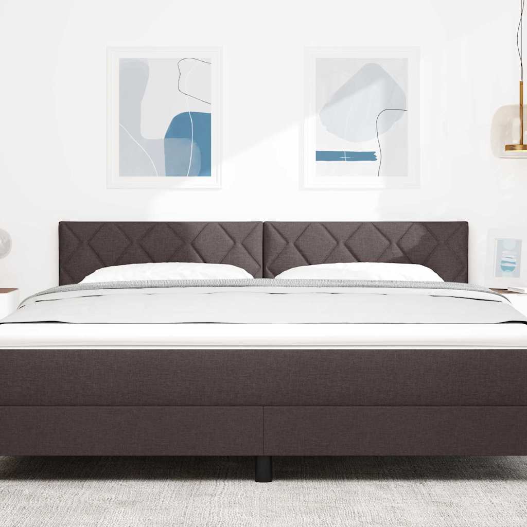 Hovedgærde Mørk Brun 180 cm Stof