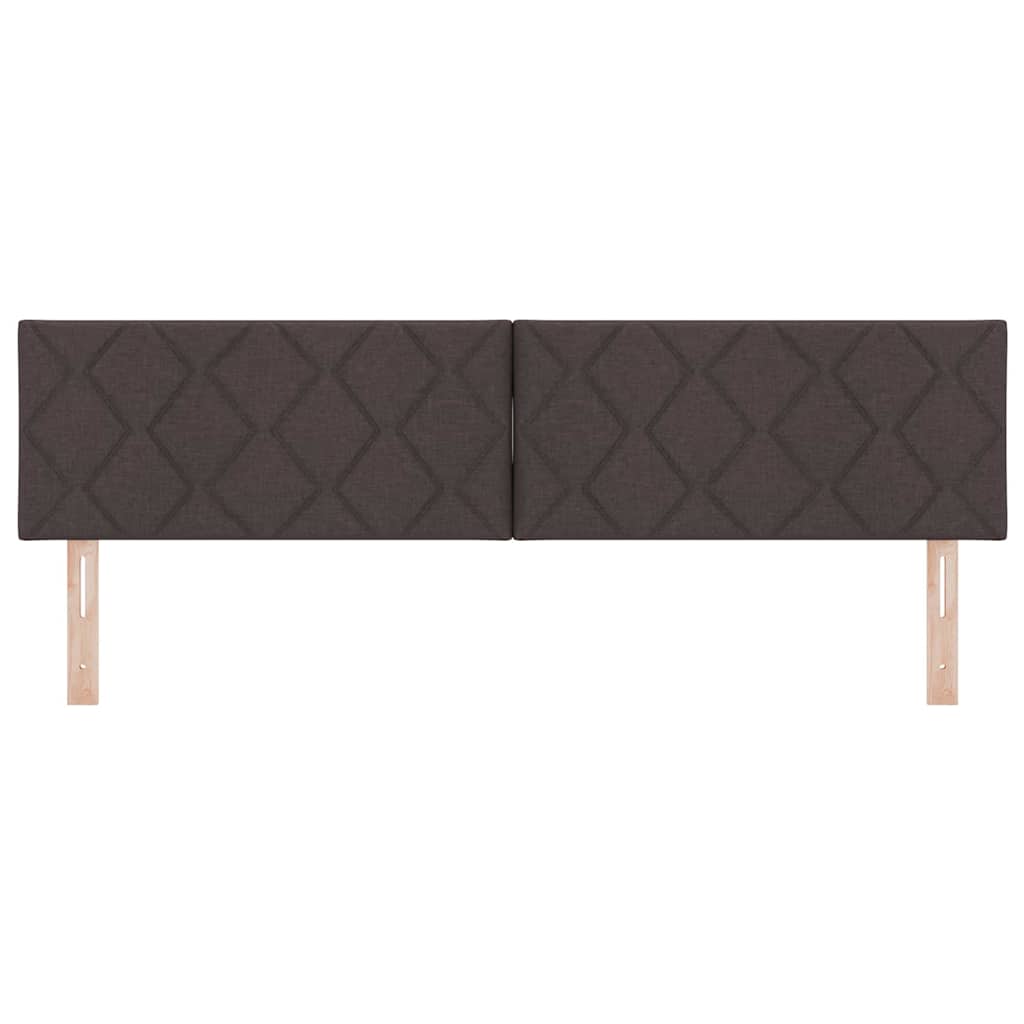 Hovedgærde Mørk Brun 180 cm Stof