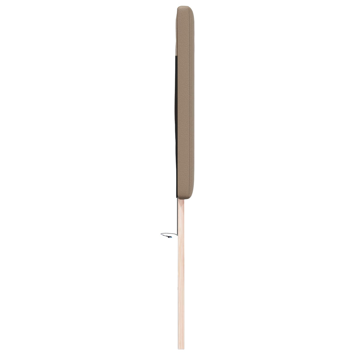 LED sengegavl Cappuccino Faux læder