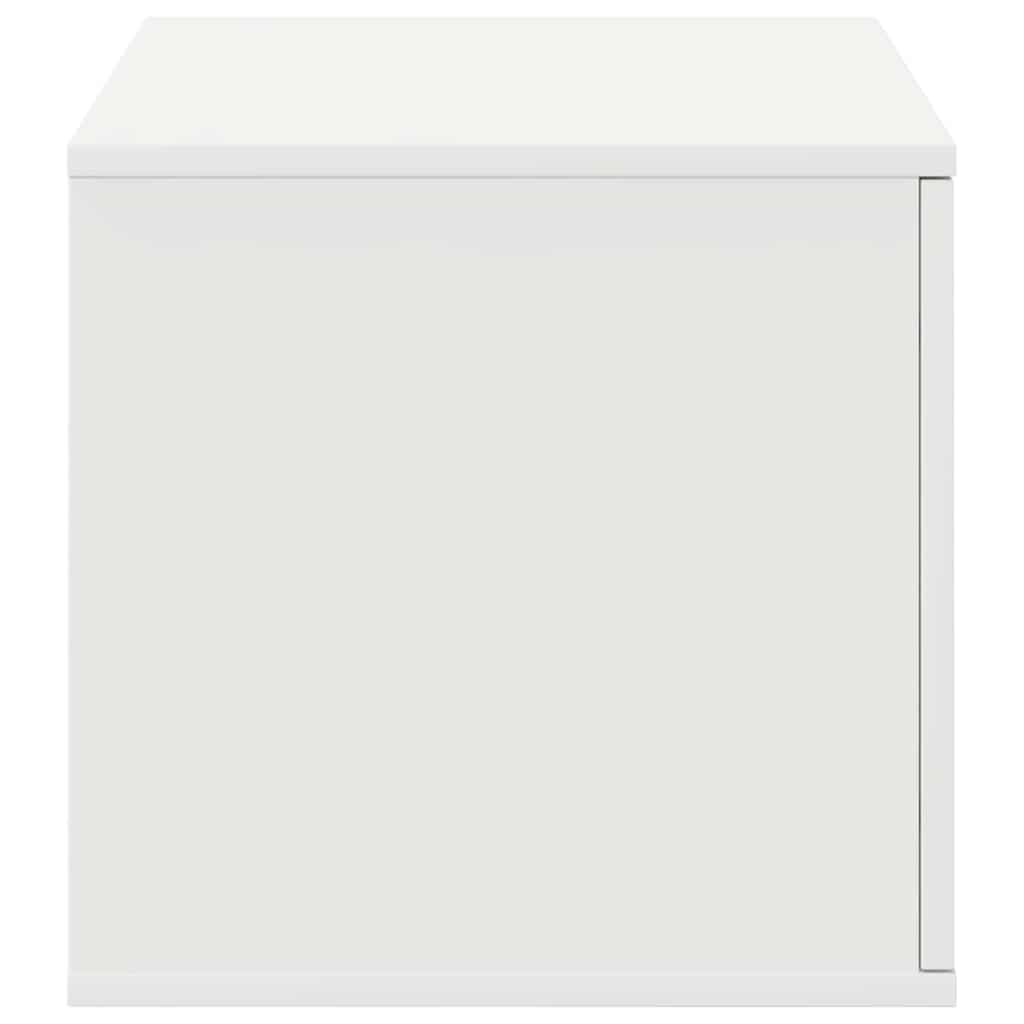 Opbevaringsskab 2 stk. Hvid 127 x 41 x 40 cm Konstrueret træ