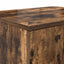 Opbevaringsskab 2 stk. Røget eg 127 x 41 x 40 cm