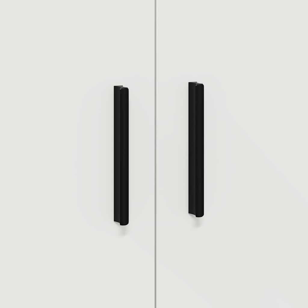 Opbevaringsskab 2 stk. Hvid 118 x 41 x 40 cm Konstrueret træ
