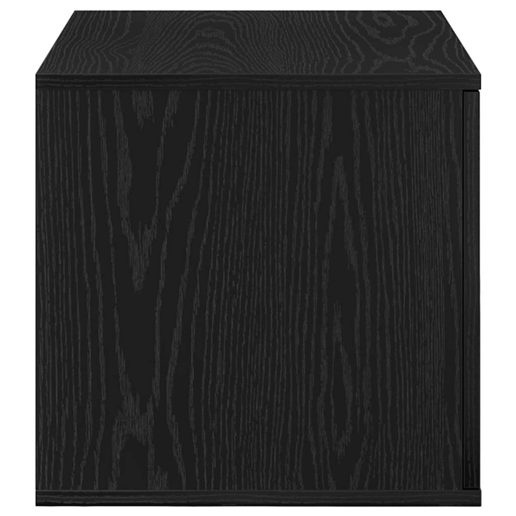 Opbevaringsskab 2 stk. Sort eg 118 x 41 x 40 cm Konstrueret træ
