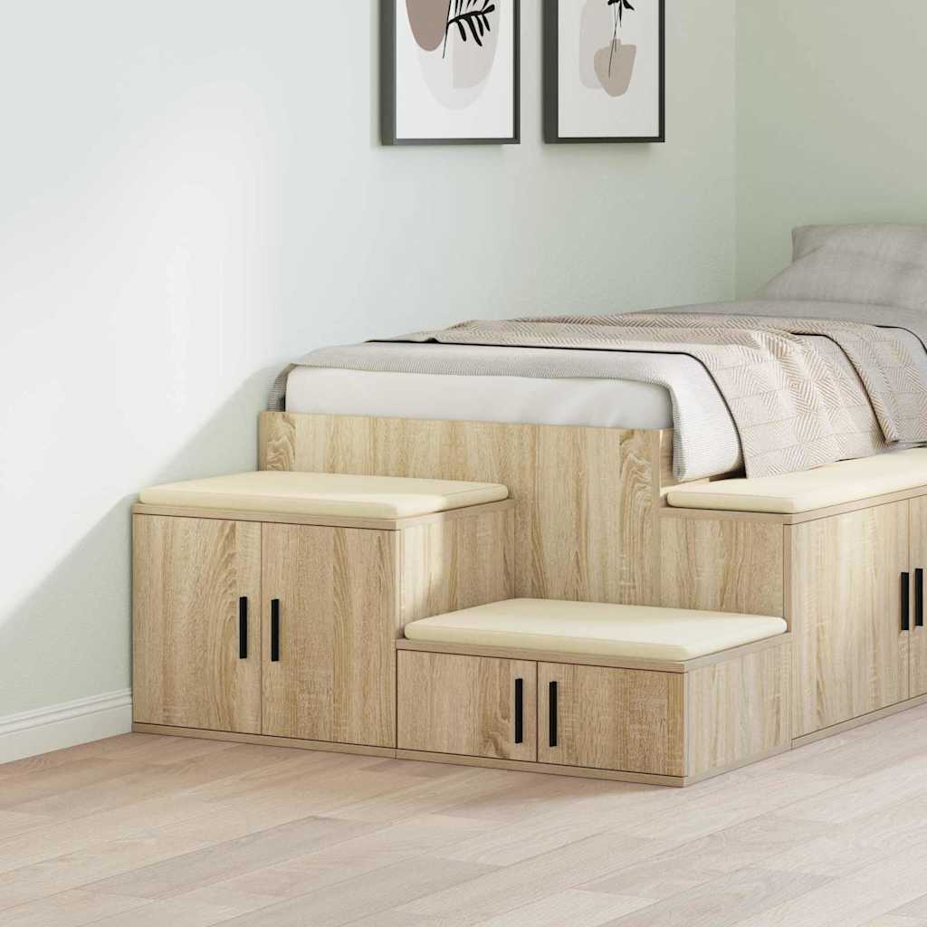 Opbevaringsskab 2 stk. Sonoma eg 118 x 41 x 40 cm