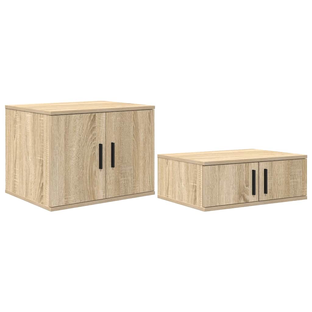 Opbevaringsskab 2 stk. Sonoma eg 118 x 41 x 40 cm