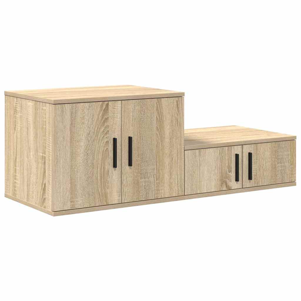 Opbevaringsskab 2 stk. Sonoma eg 118 x 41 x 40 cm