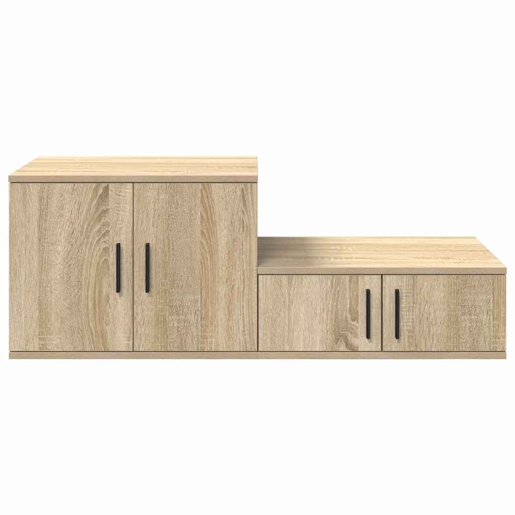 Opbevaringsskab 2 stk. Sonoma eg 118 x 41 x 40 cm