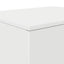 Opbevaringsskab 2 stk. Hvid 108 x 41 x 40 cm Konstrueret træ