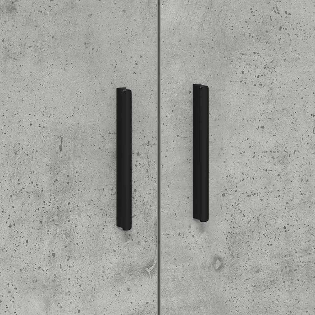 Opbevaringsskab 2 stk. Beton Grå 108 x 41 x 40 cm