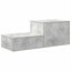 Opbevaringsskab 2 stk. Beton Grå 103 x 41 x 40 cm
