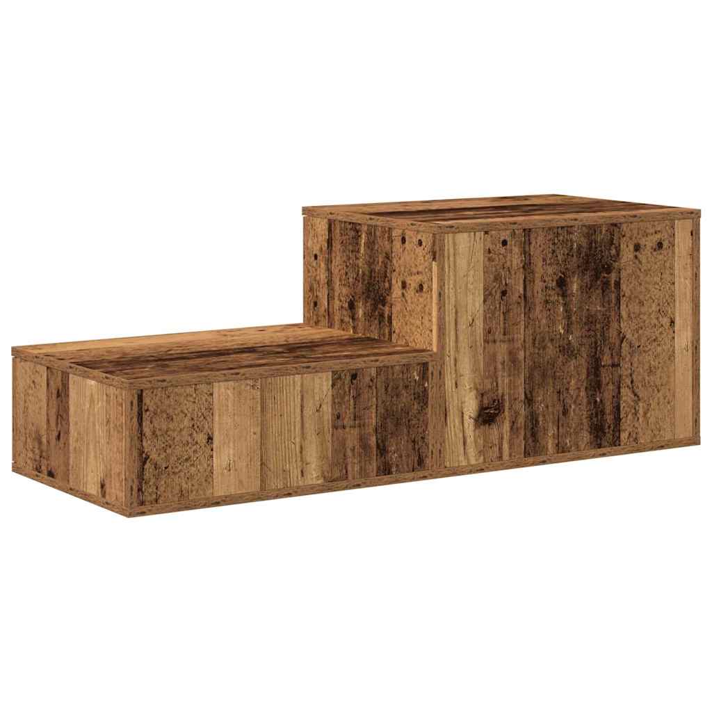 Opbevaringsskab 2 stk. Gammelt træ 103 x 41 x 40 cm