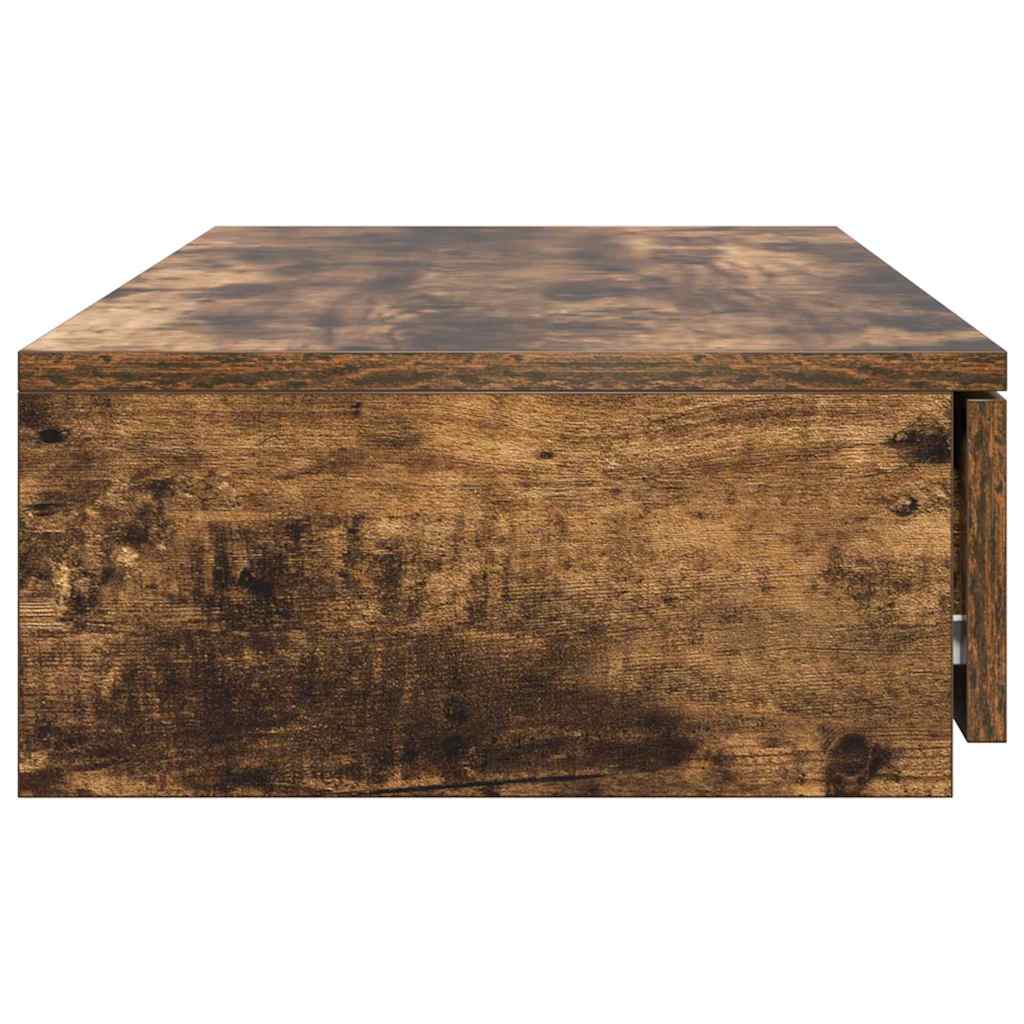 Sengeskuffer Røget eg 100 x 36,5 x 16,5 cm Konstrueret træ