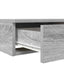 Sengeskuffer Grå Sonoma 100 x 36,5 x 16,5 cm Konstrueret træ
