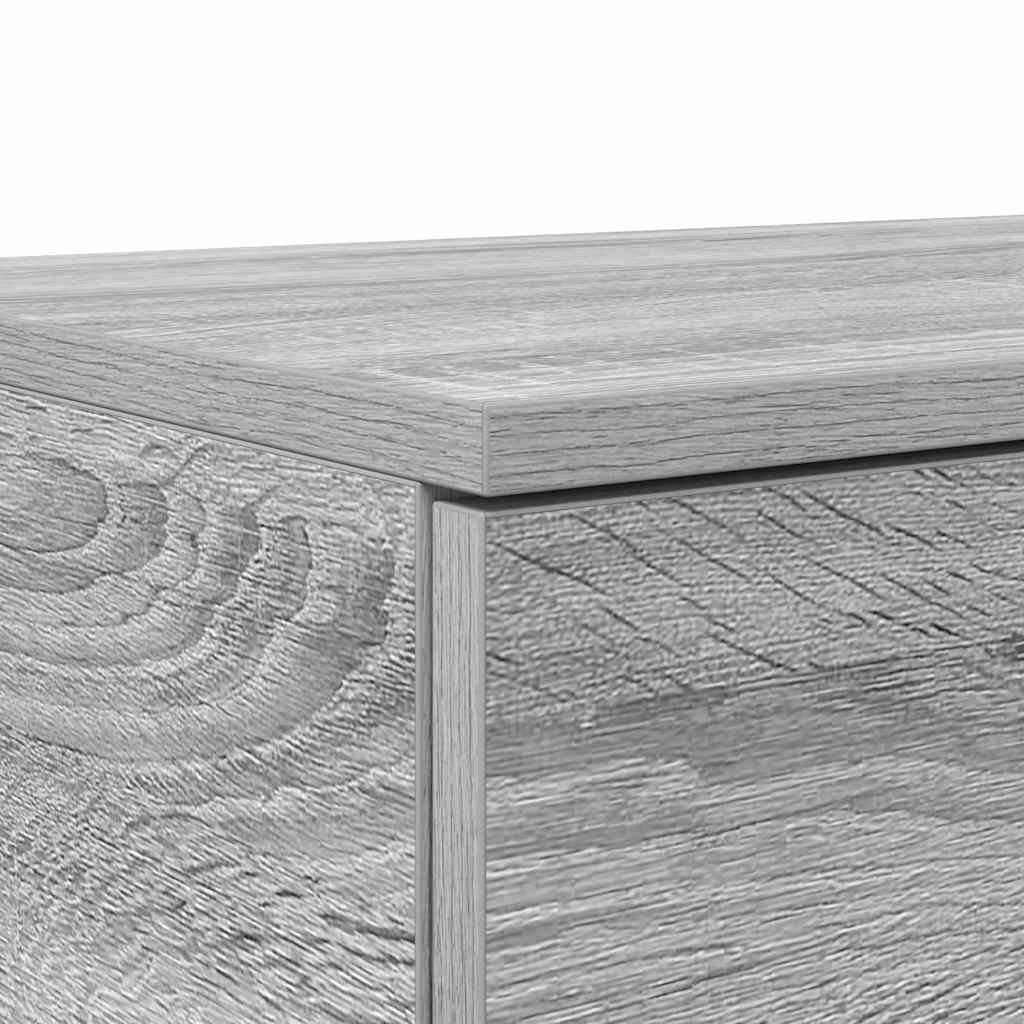 Sengeskuffer Grå Sonoma 100 x 36,5 x 16,5 cm Konstrueret træ
