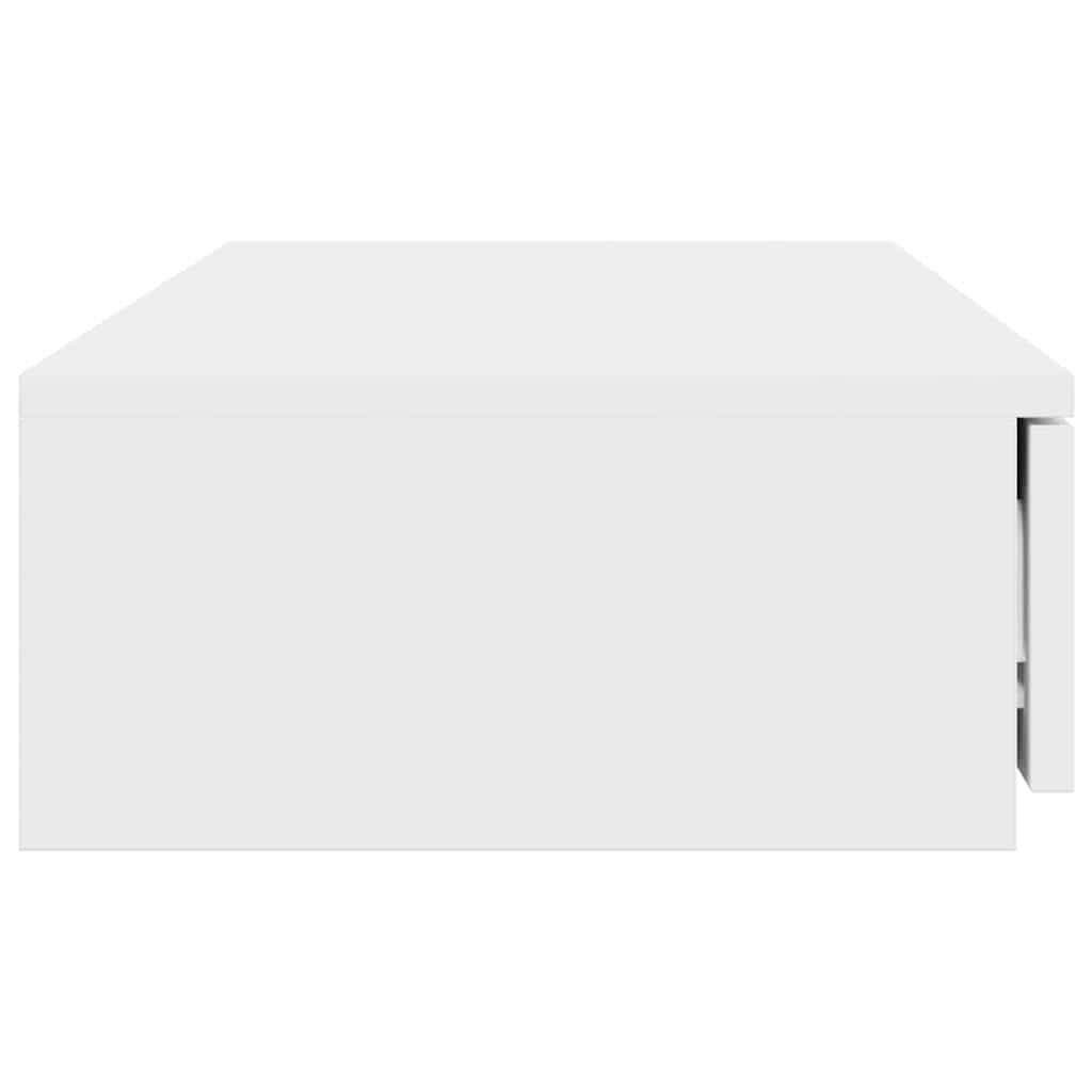 Sengeskuffer Hvid 80 x 36,5 x 16,5 cm Konstrueret træ
