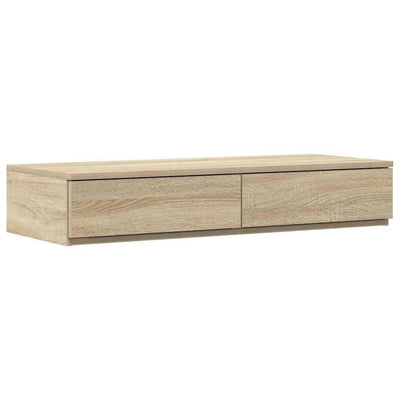 Sengeskuffer Sonoma eg 80 x 36,5 x 16,5 cm Konstrueret træ