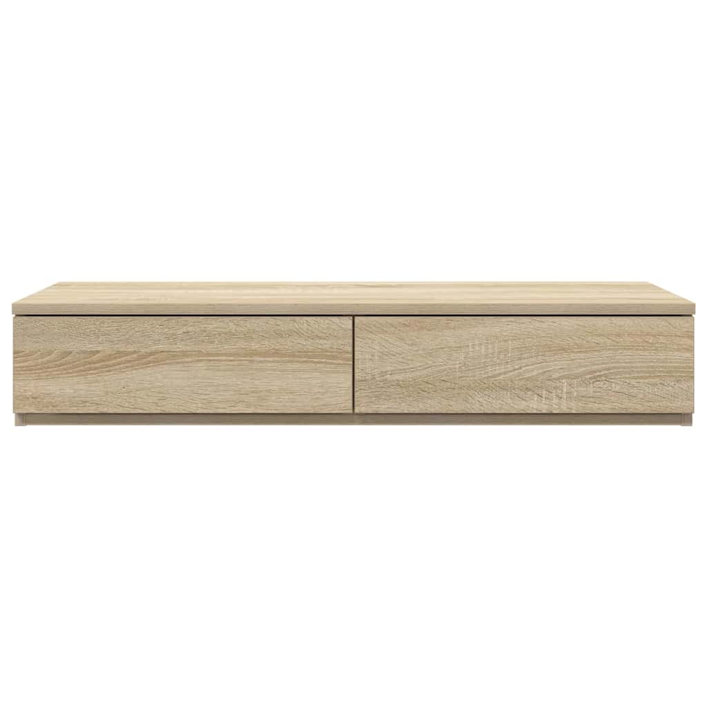 Sengeskuffer Sonoma eg 80 x 36,5 x 16,5 cm Konstrueret træ