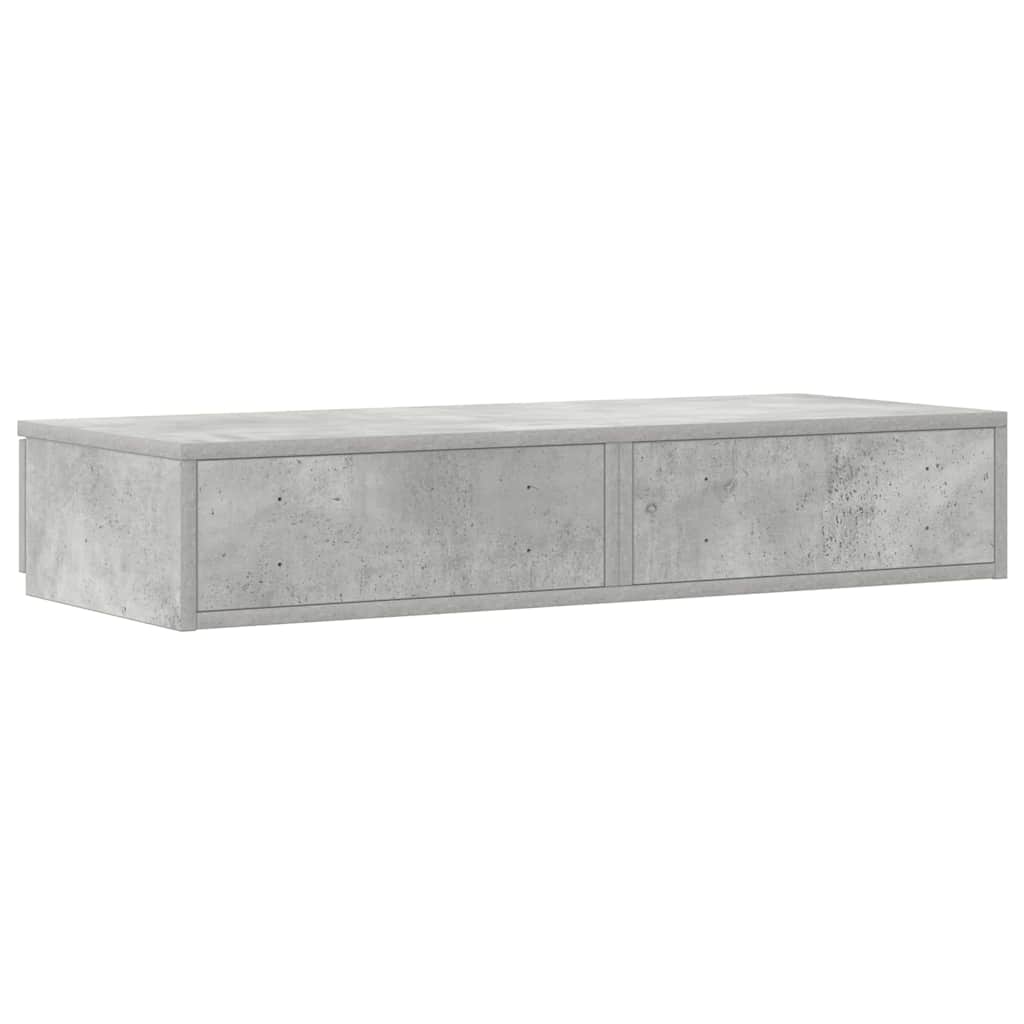 Sengeskuffer Beton Grå 80 x 36,5 x 16,5 cm Konstrueret træ