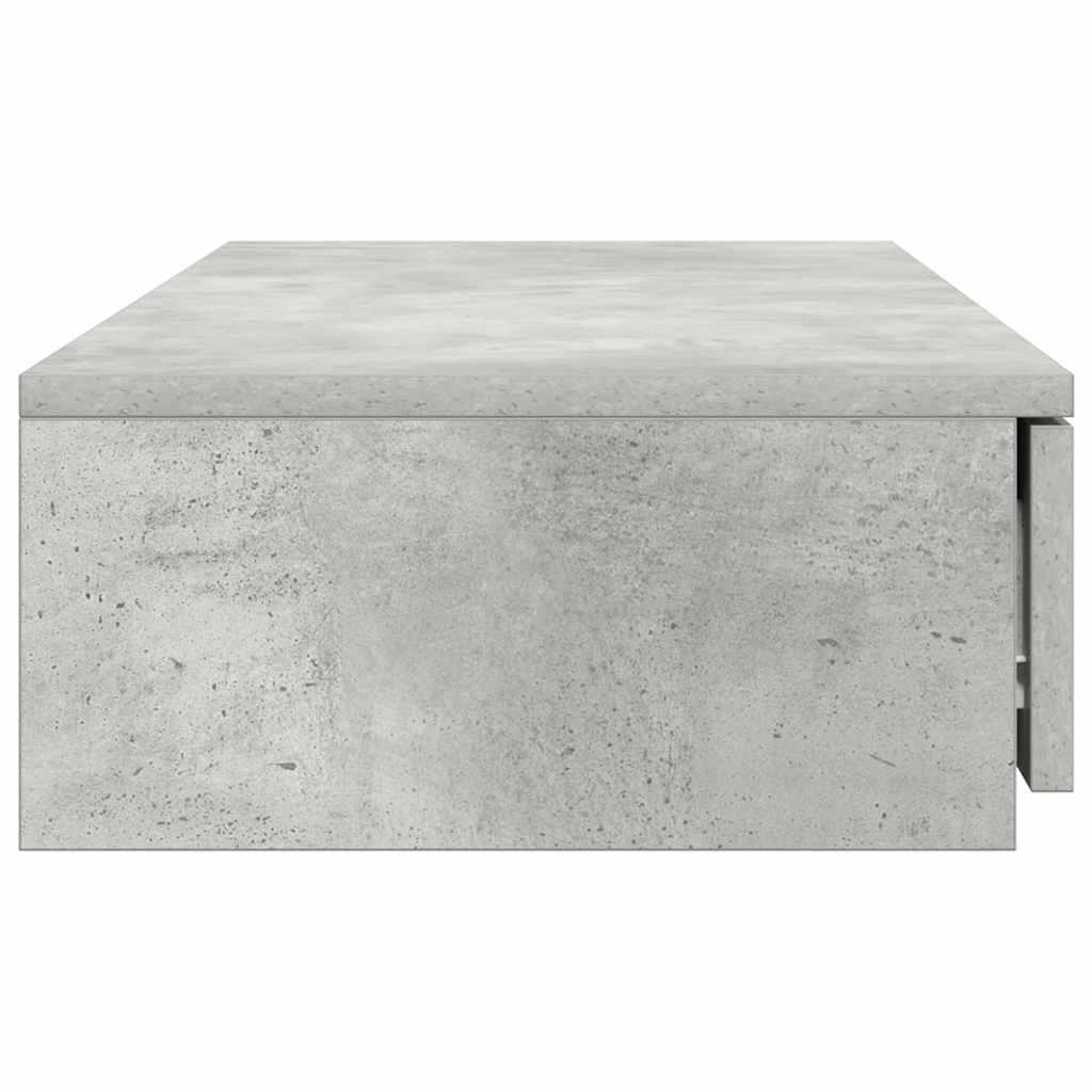 Sengeskuffer Beton Grå 80 x 36,5 x 16,5 cm Konstrueret træ