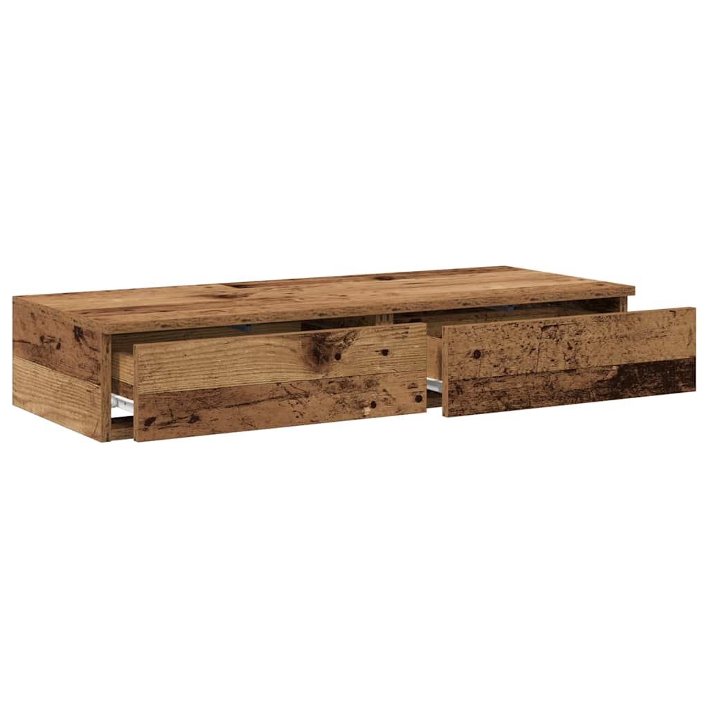 Sengeskuffer Gammelt træ 80 x 36,5 x 16,5 cm Konstrueret træ