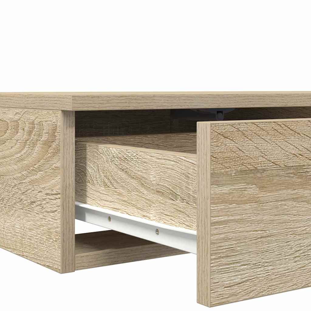 Sengeskuffer Sonoma eg 90 x 36,5 x 16,5 cm Konstrueret træ