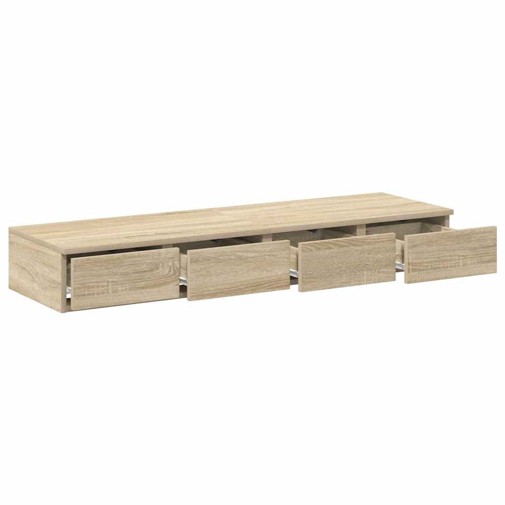 Sengeskuffer Sonoma eg 120 x 36,5 x 16,5 cm Konstrueret træ